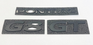08-09 G8 GT Rear Trunk Emblem Kit - BLACK