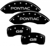 08-09 Pontiac G8 MGP Caliper Covers Black