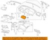04-06 GTO Airbag Dash Panel Cover