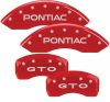 04-06 "Pontiac" GTO Caliper Covers RED