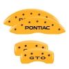 04-06 "Pontiac" GTO Caliper Covers YELLOW