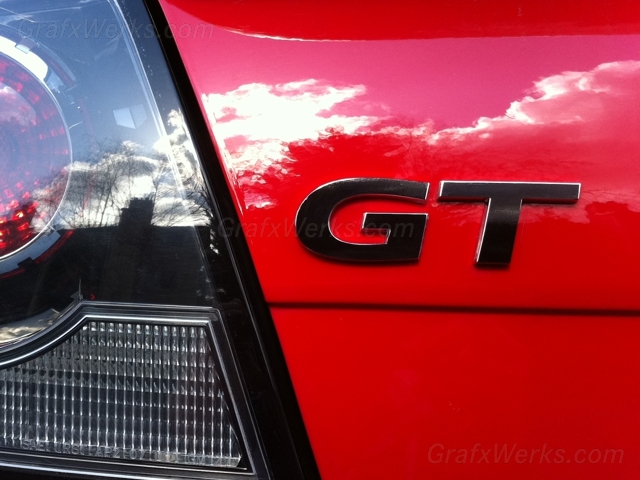 08-09 G8 “GT” Overlay Decal