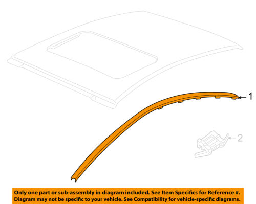 08-09 G8 Roof Trim Molding LH
