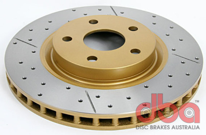 08-09 G8 GT GXP Rear DBA Drilled & Slotted Rotor