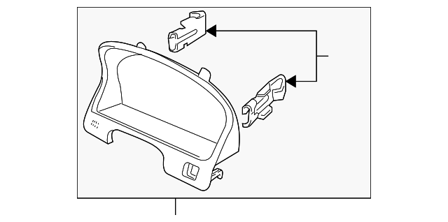 04-06 GTO Gauge Cluster Trim Bezel